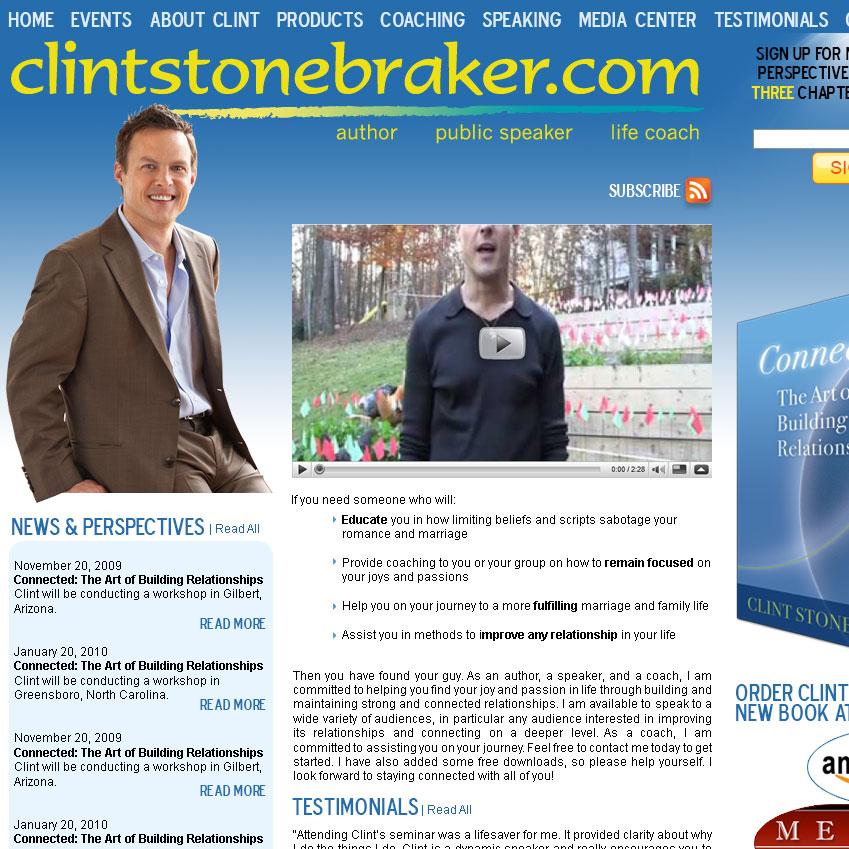 Clint Stonebraker Site Launched