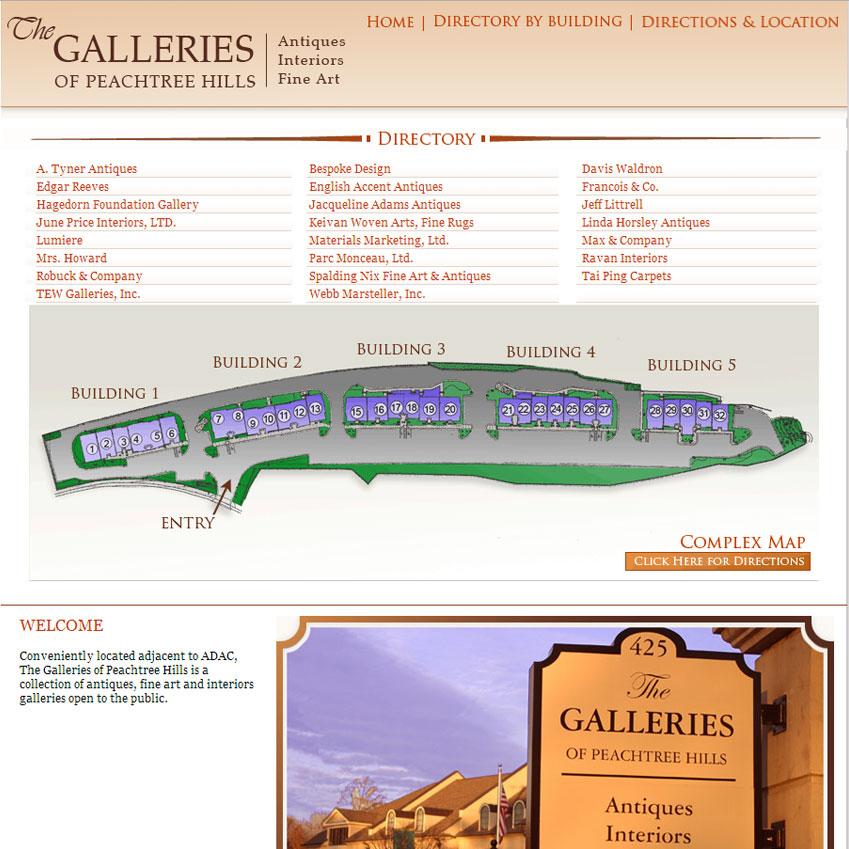 Galleries of Peachtree Hills Website