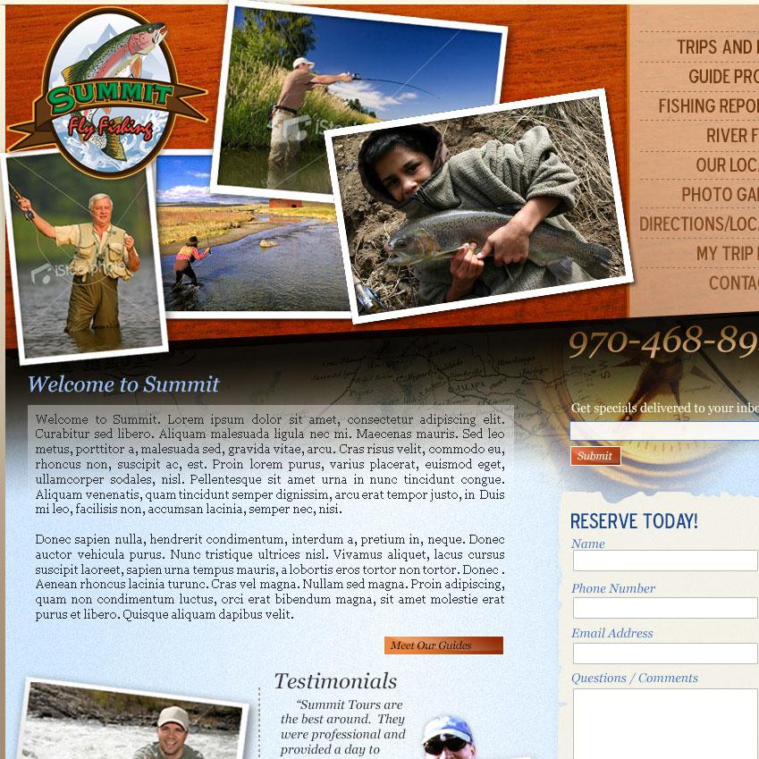 Summit Fly Fishing Website Launch