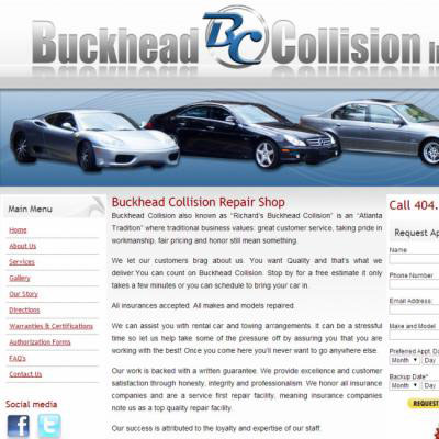 Buckhead Collision Website Launch
