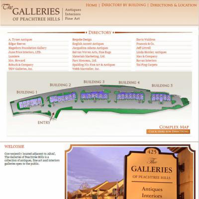 Galleries of Peachtree Hills Website