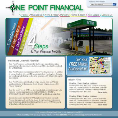 One Point Financial Website Launches